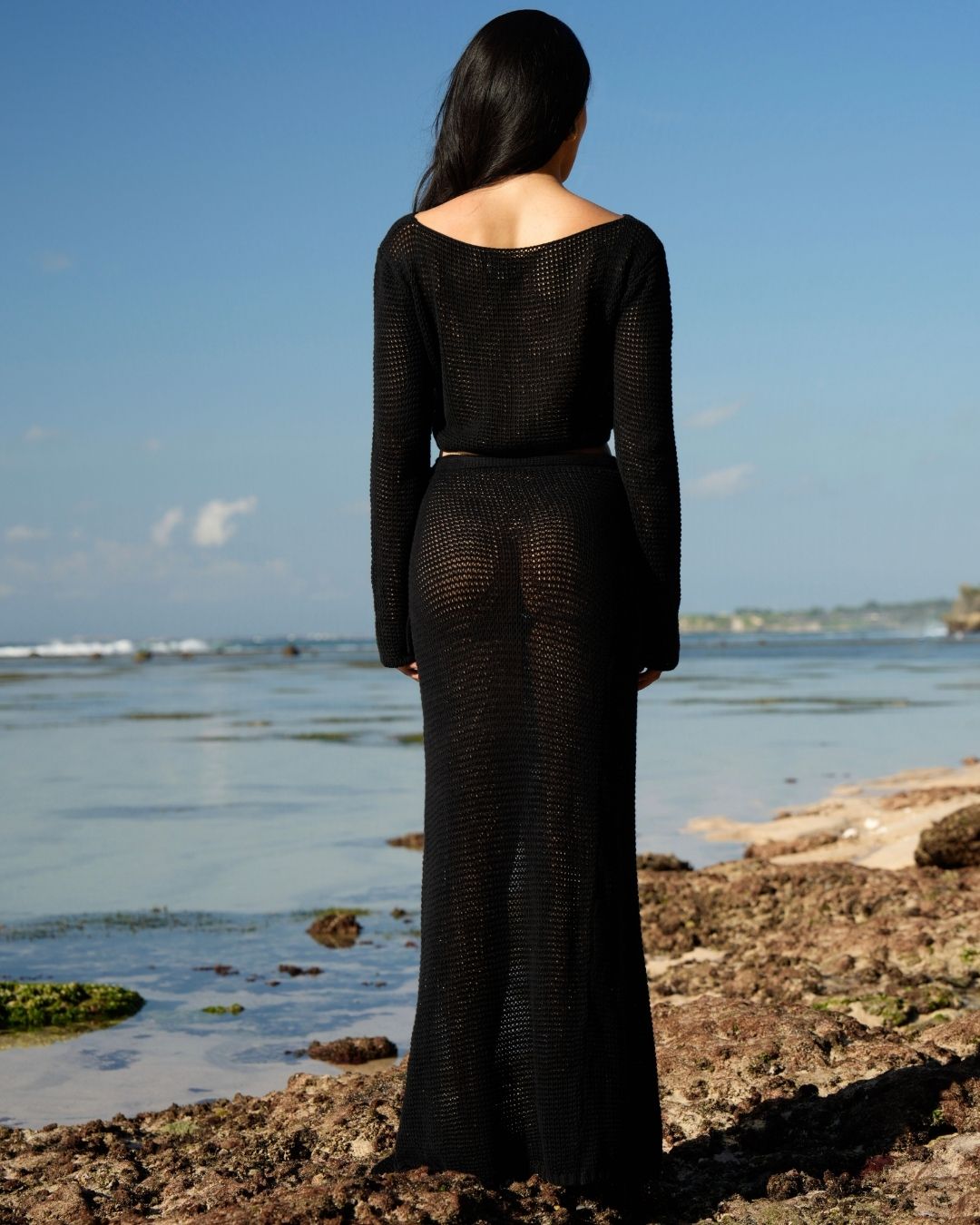 Amara Wrap Skirt Black