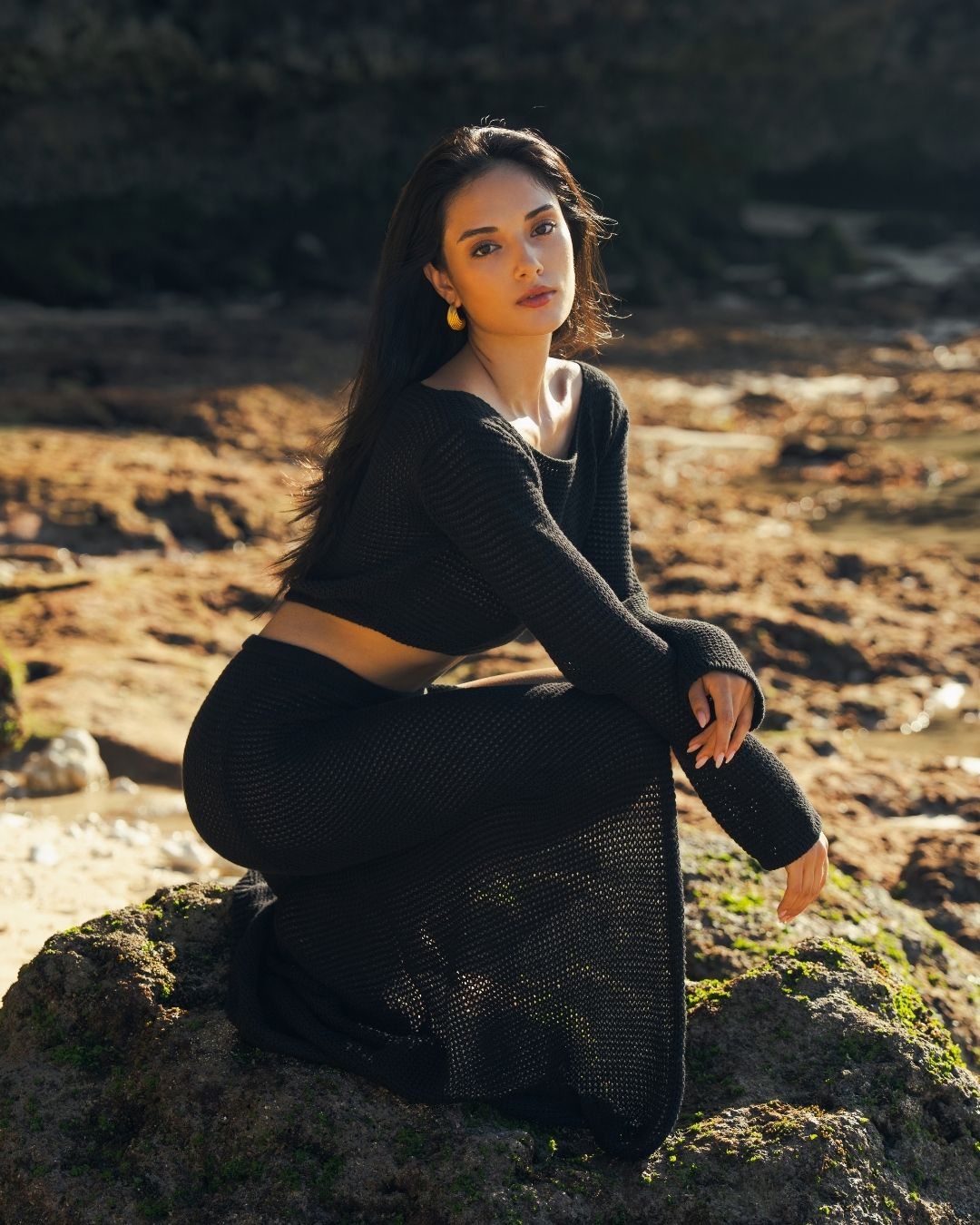 Amara Wrap Skirt Black